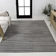 thumbnail image 1 of JONATHAN Y SCANDINAVIAN 4 x 6 Area Rug, Aarhus Minimalist Striped - Black/White, SCN102F-4, 1 of 7