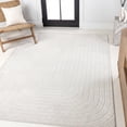 thumbnail image 1 of JONATHAN Y SCANDINAVIAN 5 x 8 Area Rug, Freya Arch Stripe Monotone - Ivory, SCN106A-5, 1 of 8