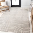 thumbnail image 1 of JONATHAN Y SCANDINAVIAN 8 x 10 Area Rug, Anders Arch Stripe Two-Tone - White/Cream, SCN107B-8, 1 of 10