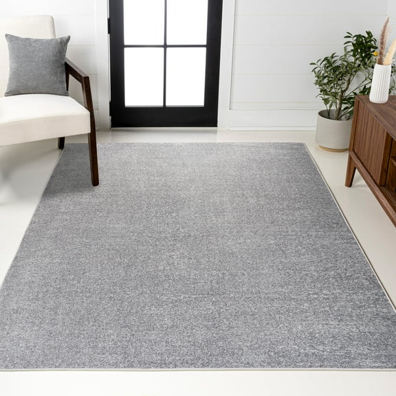 JONATHAN Y SUPERSOFT 6 x 9 Area Rug, Haze - Gray, SEU100A-6