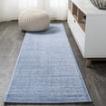 thumbnail image 1 of JONATHAN Y SUPERSOFT 2 x 12 Runner Rug, Haze - Classic Blue, SEU100F-212, 1 of 8