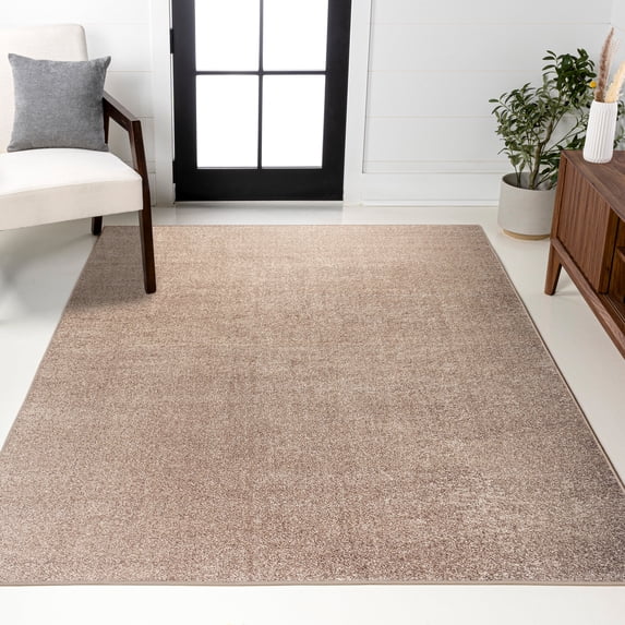 JONATHAN Y SUPERSOFT 5 x 8 Area Rug, Haze - Beige, SEU100G-5