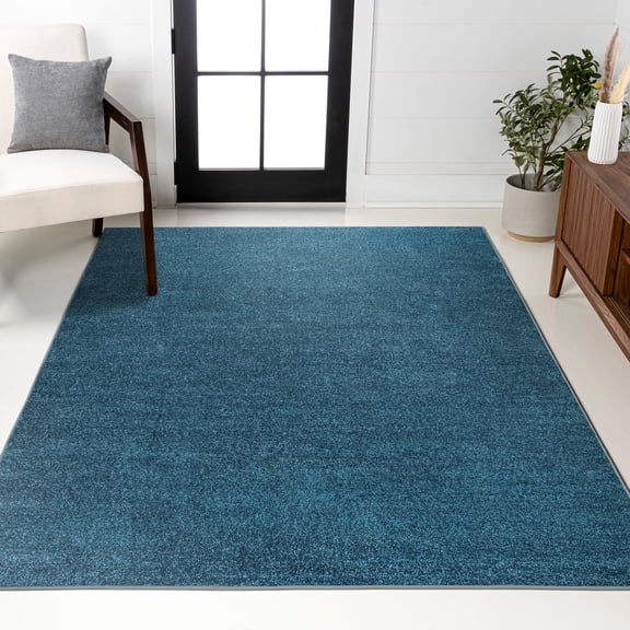 JONATHAN Y SUPERSOFT 5 x 8 Area Rug, Haze - Turquoise, SEU100H-5