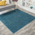 thumbnail image 1 of JONATHAN Y SUPERSOFT 9' Square Area Rug, Haze - Turquoise, SEU100H-9SQ, 1 of 7