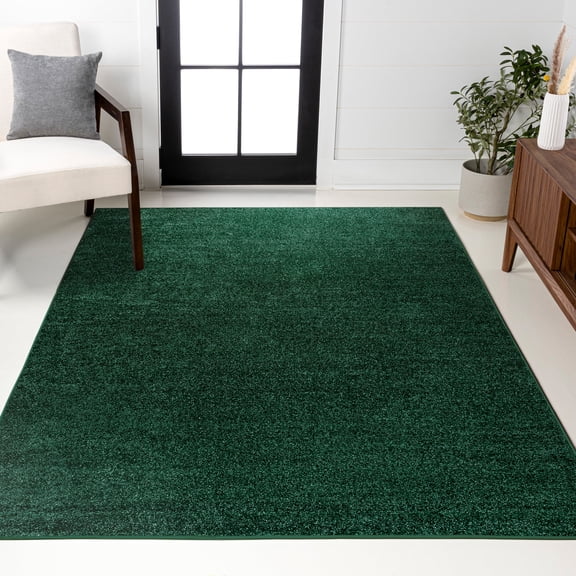 JONATHAN Y SUPERSOFT 6 x 9 Area Rug, Haze - Emerald, SEU100L-6