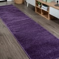 thumbnail image 1 of JONATHAN Y SUPERSOFT 2 x 14 Runner Rug, Haze - Purple, SEU100N-214, 1 of 4