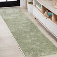 thumbnail image 1 of JONATHAN Y SUPERSOFT 2 x 8 Runner Rug, Haze - Green, SEU100O-28, 1 of 8