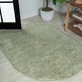 thumbnail image 1 of JONATHAN Y SUPERSOFT 5 x 8 Oval Area Rug, Haze - Green, SEU100O-5OV, 1 of 7