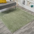 thumbnail image 1 of JONATHAN Y SUPERSOFT 9' Square Area Rug, Haze - Green, SEU100O-9SQ, 1 of 8