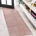 thumbnail image 1 of JONATHAN Y SUPERSOFT 2 x 8 Runner Rug, Haze - Pink, SEU100P-28, 1 of 4