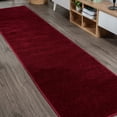thumbnail image 1 of JONATHAN Y SUPERSOFT 2 x 16 Runner Rug, Haze - Dark Red, SEU100Q-216, 1 of 4