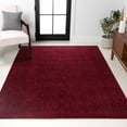 thumbnail image 1 of JONATHAN Y SUPERSOFT 6 x 9 Area Rug, Haze - Dark Red, SEU100Q-6, 1 of 3