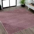 thumbnail image 1 of JONATHAN Y SUPERSOFT 6' Square Area Rug, Haze - Light Purple, SEU100R-6SQ, 1 of 2