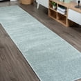 thumbnail image 1 of JONATHAN Y SUPERSOFT 2 x 14 Runner Rug, Haze - Aqua Blue, SEU100S-214, 1 of 5