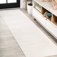 thumbnail image 1 of JONATHAN Y SUPERSOFT 2 x 10 Runner Rug, Haze - Ivory, SEU100T-210, 1 of 4