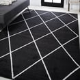 thumbnail image 1 of JONATHAN Y SUPERSOFT 5 x 8 Area Rug, Cole Minimalist Diamond Trellis - Black/White, SEU102A-5, 1 of 10