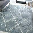 thumbnail image 1 of JONATHAN Y SUPERSOFT 8 x 10 Area Rug, Cole Minimalist Diamond Trellis - Light Blue/White, SEU102C-8, 1 of 10