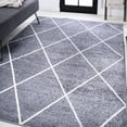 thumbnail image 1 of JONATHAN Y SUPERSOFT 3 x 5 Area Rug, Cole Minimalist Diamond Trellis - Gray/White, SEU102F-3, 1 of 10
