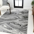 thumbnail image 1 of JONATHAN Y SUPERSOFT 5 x 8 Area Rug, Viscon Abstract Marble - Light Gray/Black, SEU207A-5, 1 of 10