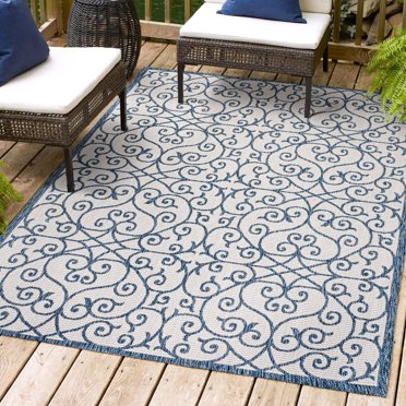 Avalon Home Mackinaw Gingham Check Indoor/Outdoor Area Rug - Walmart.com