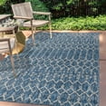 thumbnail image 1 of JONATHAN Y SANTA MONICA 5 x 8 Area Rug, Ourika Moroccan Geometric Textured Weave - Navy/Light Gray, SMB108B-5, 1 of 2