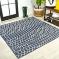 thumbnail image 1 of JONATHAN Y SANTA MONICA 9' Square Area Rug, Ourika Moroccan Geometric Textured Weave - Navy/Beige, SMB108K-9SQ, 1 of 7