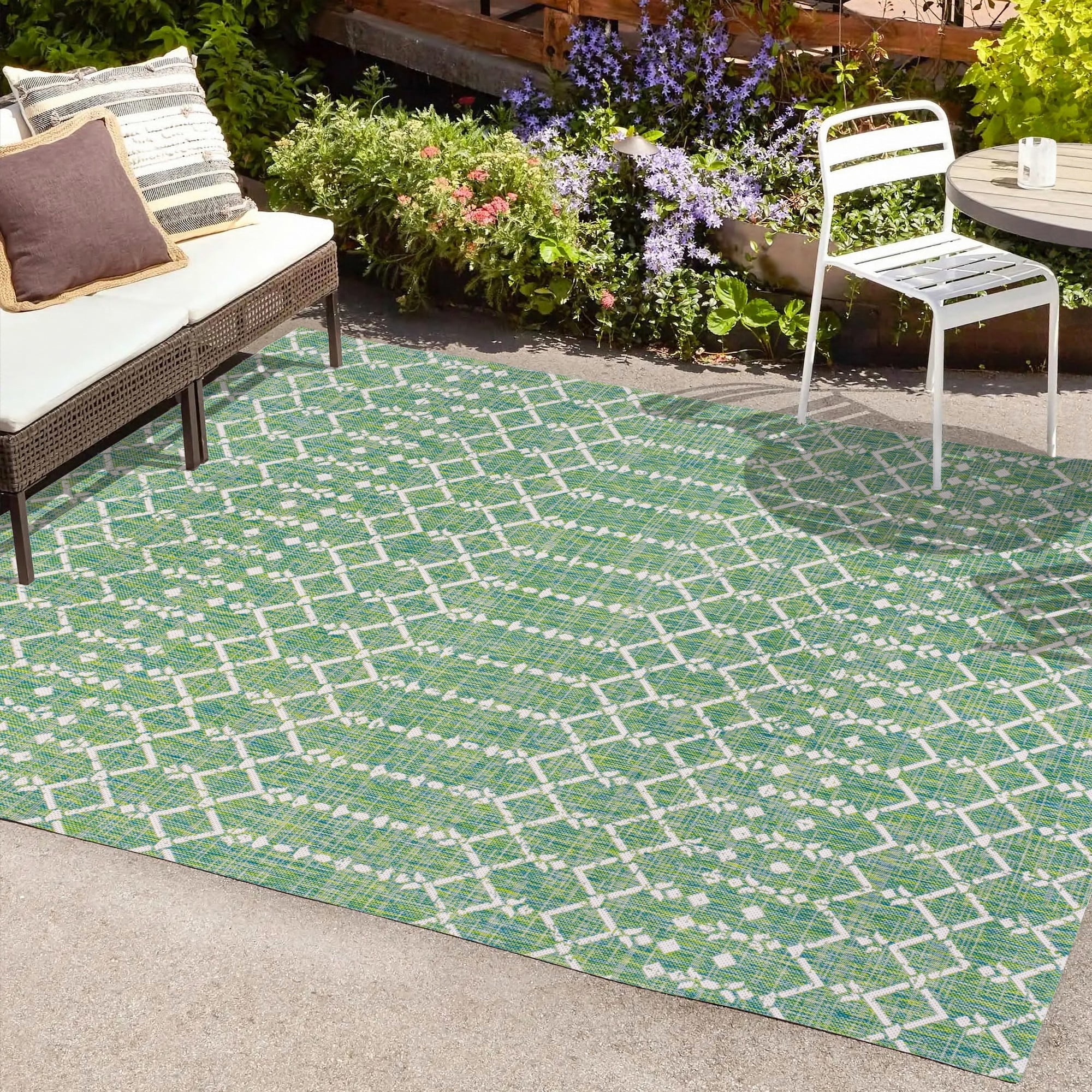 Curated visual reference: Picture Idea: Jonathan Y Smb108L 4 Ourika Moroccan Geometric Textured Weave Green