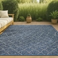 thumbnail image 1 of JONATHAN Y SANTA MONICA 5 x 8 Area Rug, Madaba Moroccan Trellis - Navy/Light Gray, SMB114B-5, 1 of 7