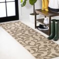 thumbnail image 1 of JONATHAN Y SANTA MONICA 2 x 8 Runner Rug, Vine All Over - Brown/Beige, SMB117A-28, 1 of 10
