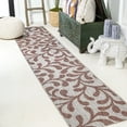 thumbnail image 1 of JONATHAN Y SANTA MONICA 2 x 8 Runner Rug, Vine All Over - Red/Beige, SMB117B-28, 1 of 9