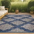 thumbnail image 1 of JONATHAN Y SANTA MONICA 8 x 10 Area Rug, Tuscany Ornate Medallions - Navy/Beige, SMB121A-8, 1 of 9