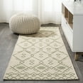 thumbnail image 1 of JONATHAN Y SANTA MONICA 2 x 10 Runner Rug, Boho Moroccan - Beige/Green, SMB123A-210, 1 of 10