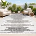thumbnail image 1 of JONATHAN Y SANTA MONICA 5 x 8 Area Rug, Zolak Berber Stripe Geometric - Ivory/Black, SMB124D-5, 1 of 11