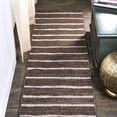 thumbnail image 1 of JONATHAN Y SANTA MONICA 2 x 10 Runner Rug, Colonia Berber Stripe - Brown/Beige, SMB125B-210, 1 of 10