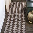 thumbnail image 1 of JONATHAN Y SANTA MONICA 2 x 8 Runner Rug, Andratx Tribal Geometric - Brown/Beige, SMB126A-28, 1 of 10