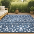 thumbnail image 1 of JONATHAN Y SANTA MONICA 5 x 8 Area Rug, Nokat Tribal Bohemian - Blue/Ivory, SMB131C-5, 1 of 9