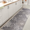 thumbnail image 1 of JONATHAN Y SANTA MONICA 2 x 8 Runner Rug, Bahamas All-Over Floral - Navy/Gray, SMB209A-28, 1 of 7
