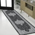 thumbnail image 1 of JONATHAN Y SANTA MONICA 2 x 8 Runner Rug, Arden Vintage Medallion - Dark Gray/Cream, SMB300A-28, 1 of 6