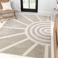 thumbnail image 1 of JONATHAN Y SANDSTONE 3 x 5 Area Rug, Aelius Scandinavian Abstract Sun Two-Tone - Beige/Cream, SND101A-3, 1 of 12