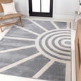 thumbnail image 1 of JONATHAN Y SANDSTONE 3 x 5 Area Rug, Aelius Scandinavian Abstract Sun Two-Tone - Blue/White, SND101C-3, 1 of 13