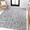 thumbnail image 1 of JONATHAN Y SANDSTONE 3 x 5 Area Rug, Alcina Scandinavian Graphic Lines - Blue/White, SND102D-3, 1 of 12
