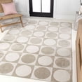 thumbnail image 1 of JONATHAN Y SANDSTONE 3 x 5 Area Rug, Helena Circles In Squares - Beige/Cream, SND104A-3, 1 of 12