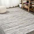 thumbnail image 1 of JONATHAN Y SILK ORCHID 8 x 10 Area Rug, Loom Strie - Gray/Black, SOR200A-8, 1 of 9