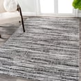 thumbnail image 1 of JONATHAN Y SILK ORCHID 4 x 6 Area Rug, Loom Strie - Black/Gray, SOR200C-4, 1 of 10