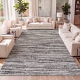 thumbnail image 1 of JONATHAN Y SILK ORCHID 8 x 10 Area Rug, Loom Strie - Black/Gray, SOR200C-8, 1 of 9