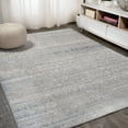 thumbnail image 1 of JONATHAN Y SILK ORCHID 8 x 10 Area Rug, Tidal Strie - Gray/Blue, SOR202B-8, 1 of 10