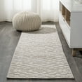 thumbnail image 1 of JONATHAN Y SOUTH BEACH 2 x 8 Runner Rug, Ararat Pile Moroccan Diamond - Beige, SBH105A-28, 1 of 9