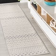 thumbnail image 1 of JONATHAN Y SOUTH BEACH 2 x 8 Runner Rug, Ormond Trellis Geometric - Cream/Gray, SBH109A-28, 1 of 8