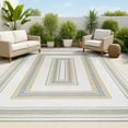thumbnail image 1 of JONATHAN Y SAVANNAH 5 x 8 Area Rug, Argo Nautical Stripe Machine-Washable Reversible - Navy/Cream, SVH101A-5, 1 of 7