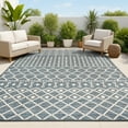 thumbnail image 1 of JONATHAN Y SAVANNAH 5 x 8 Area Rug, Zana Moroccan Machine-Washable Reversible - Navy/Cream, SVH110A-5, 1 of 7